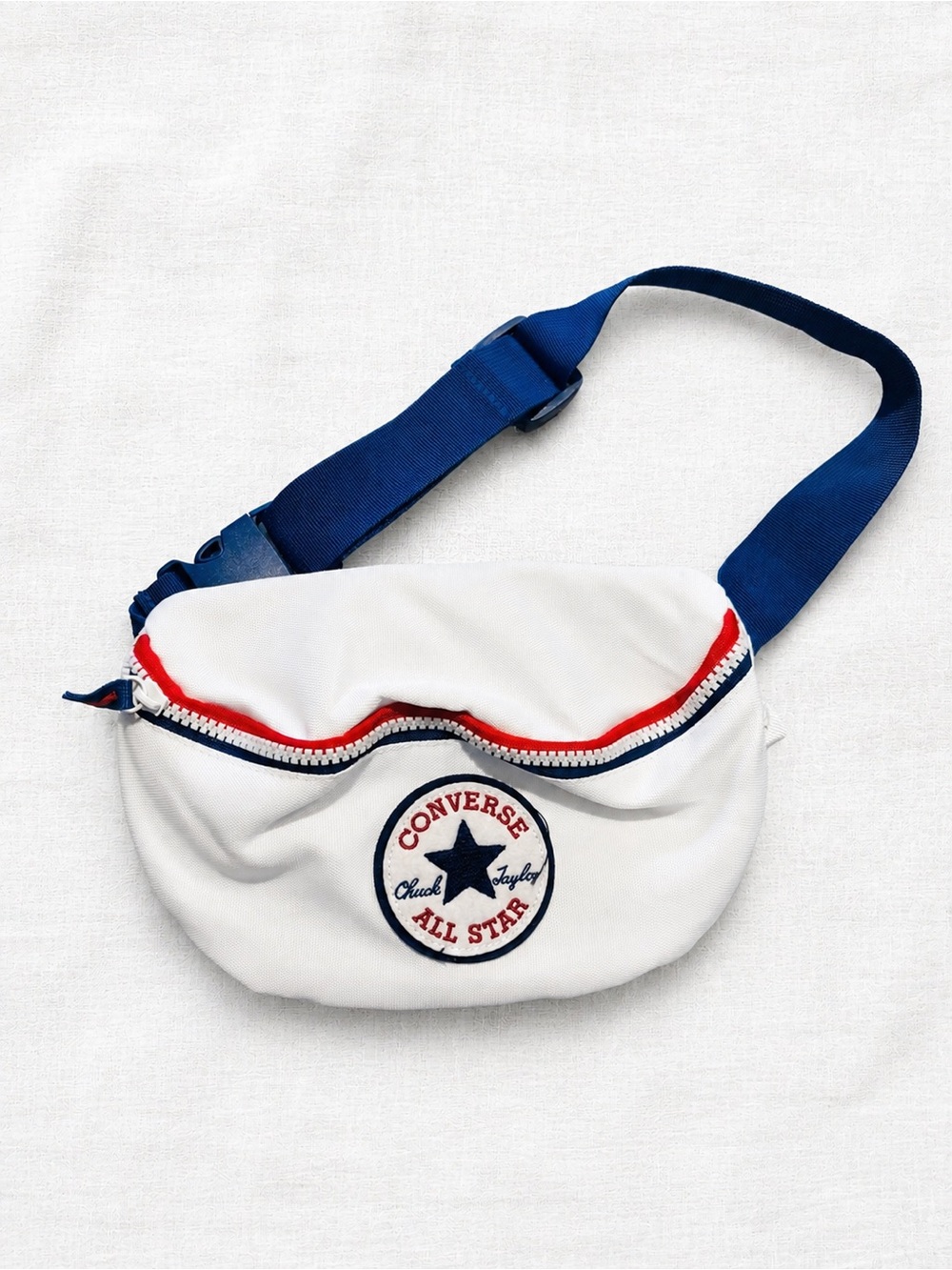 Converse White, Navy & Red All Star Waist Bag